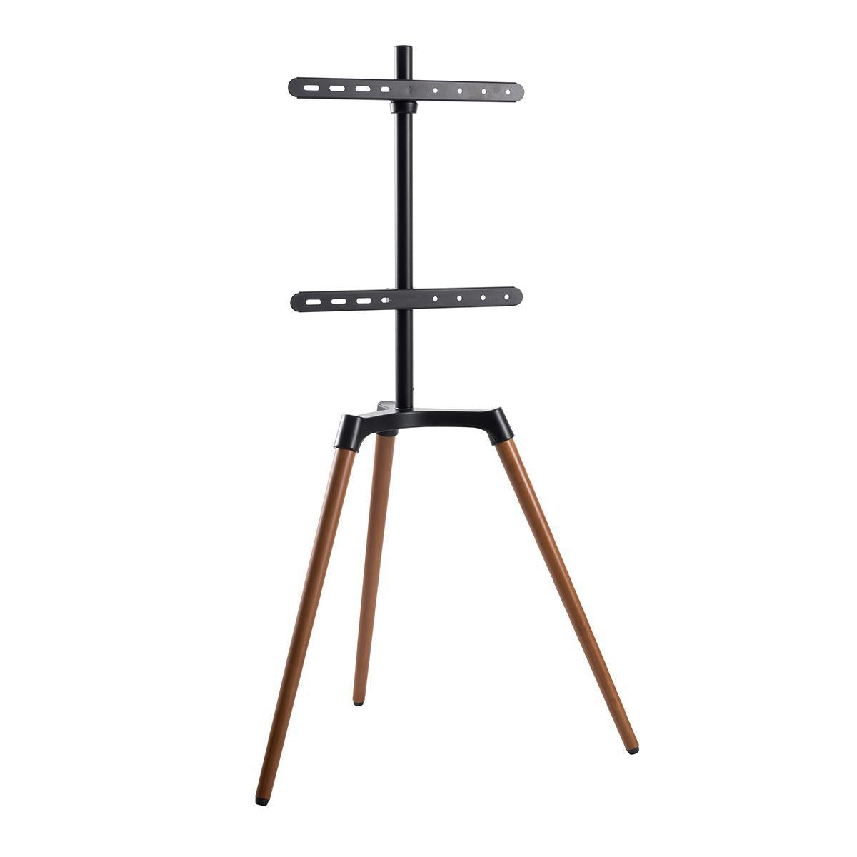 TV Floor Stand | 50 - 65 " | Maximum supported screen weight: 35 kg | Scandinavian Design | Rotatable | Anti-tip strap | Snap-lock | Aluminium / Steel | Black
