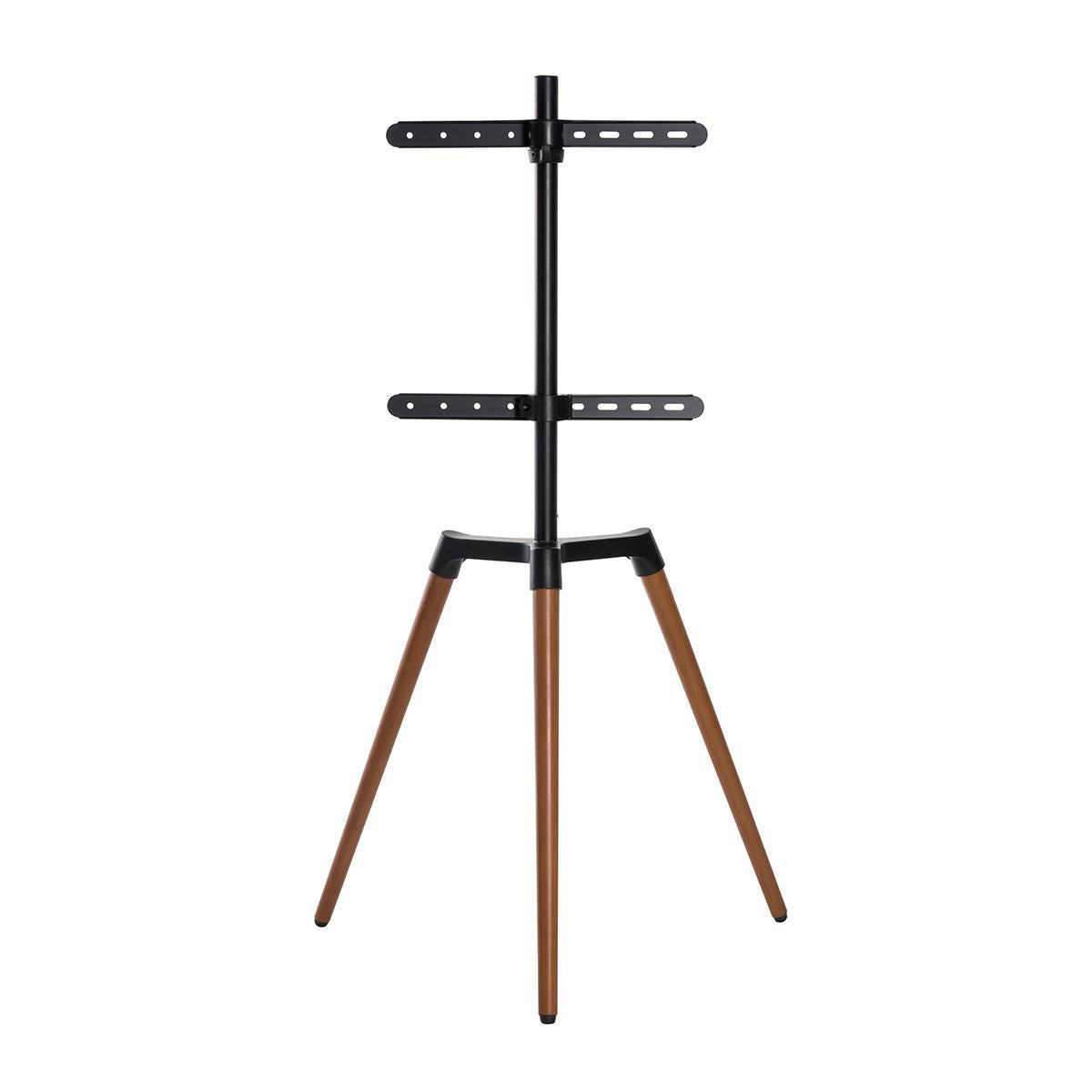 TV Floor Stand | 50 - 65 " | Maximum supported screen weight: 35 kg | Scandinavian Design | Rotatable | Anti-tip strap | Snap-lock | Aluminium / Steel | Black