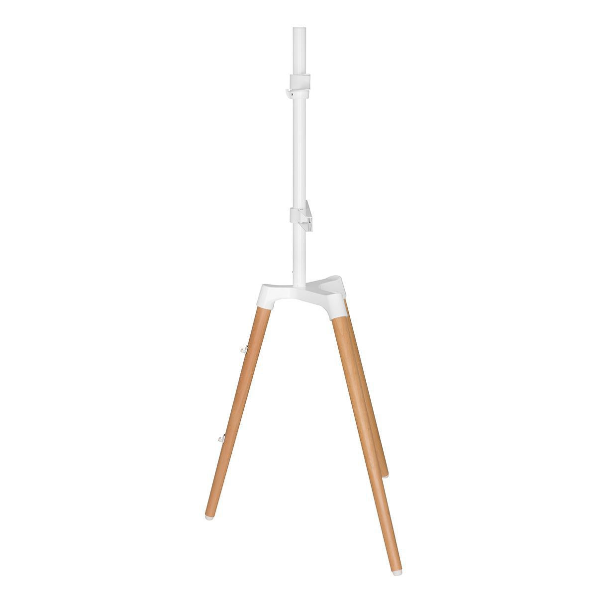 TV Floor Stand | 50 - 65 " | Maximum supported screen weight: 35 kg | Scandinavian Design | Rotatable | Anti-tip strap | Snap-lock | Aluminium / Steel | White