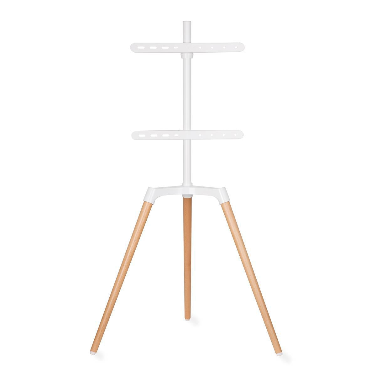 TV Floor Stand | 50 - 65 " | Maximum supported screen weight: 35 kg | Scandinavian Design | Rotatable | Anti-tip strap | Snap-lock | Aluminium / Steel | White