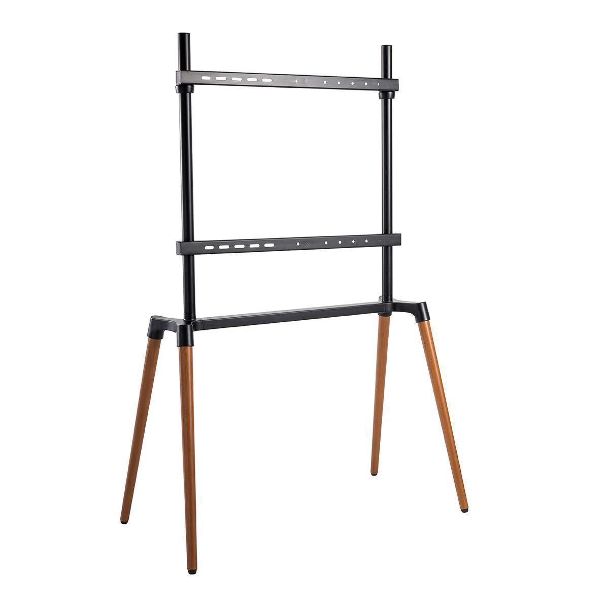 TV Floor Stand | 60 - 75 " | Maximum supported screen weight: 40 kg | Scandinavian Design | Anti-tip strap | Snap-lock | Aluminium / Steel | Black