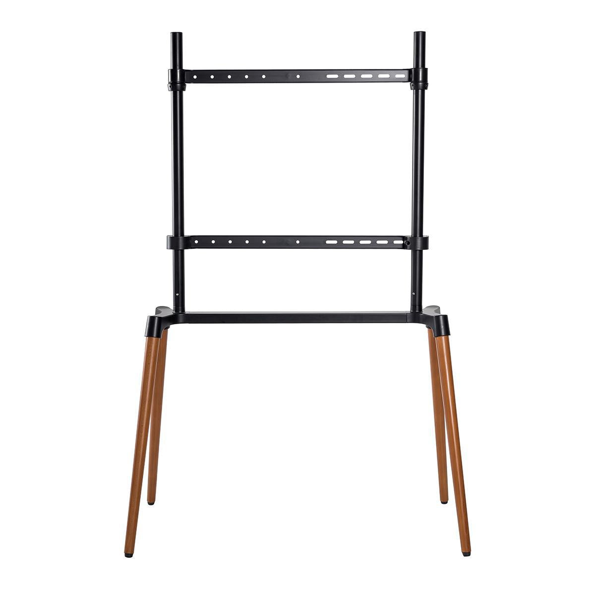 TV Floor Stand | 60 - 75 " | Maximum supported screen weight: 40 kg | Scandinavian Design | Anti-tip strap | Snap-lock | Aluminium / Steel | Black