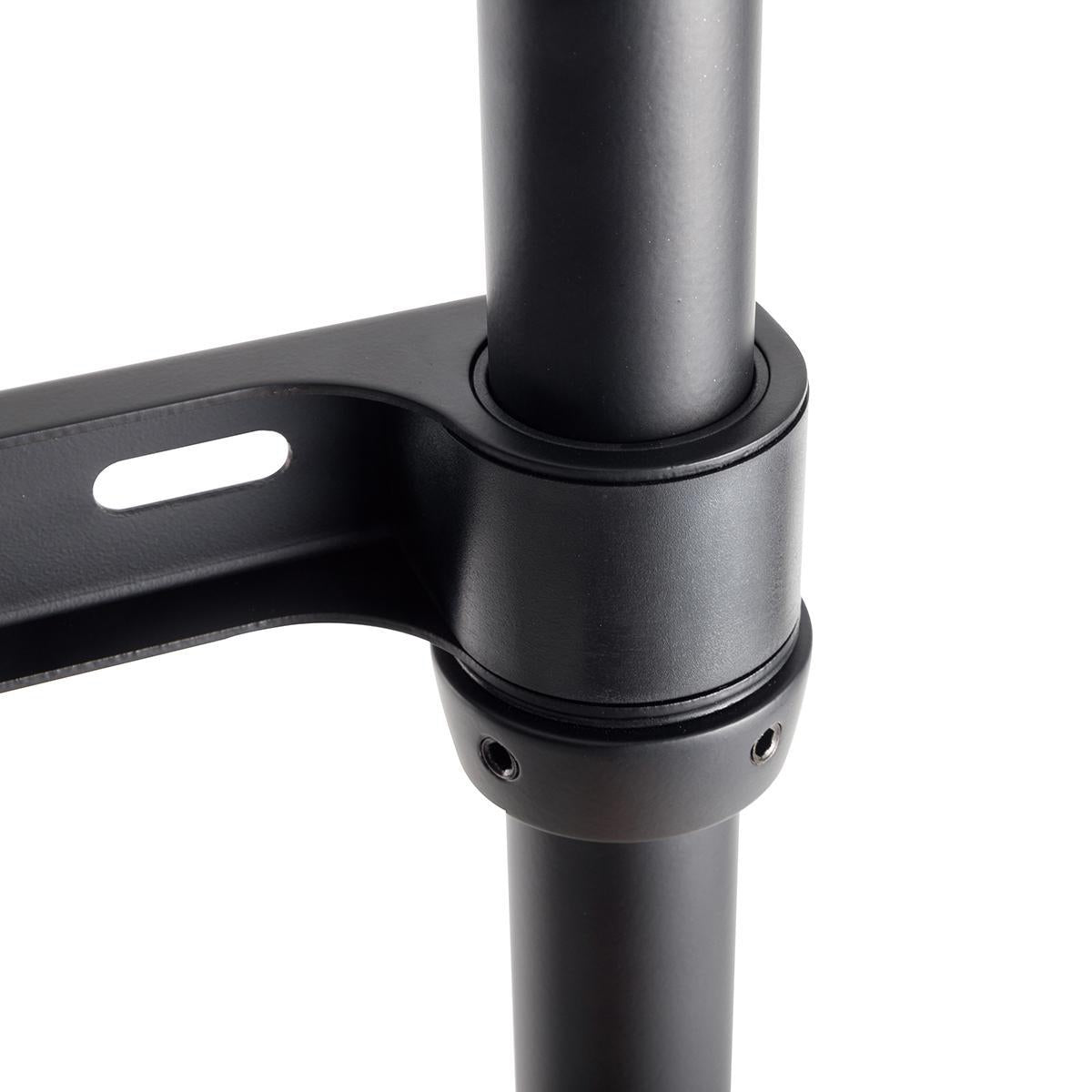 TV Floor Stand | 60 - 75 " | Maximum supported screen weight: 40 kg | Scandinavian Design | Anti-tip strap | Snap-lock | Aluminium / Steel | Black