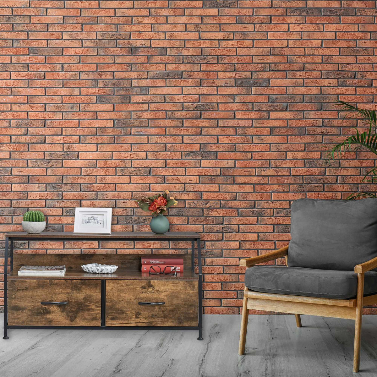 TV table in industrial style