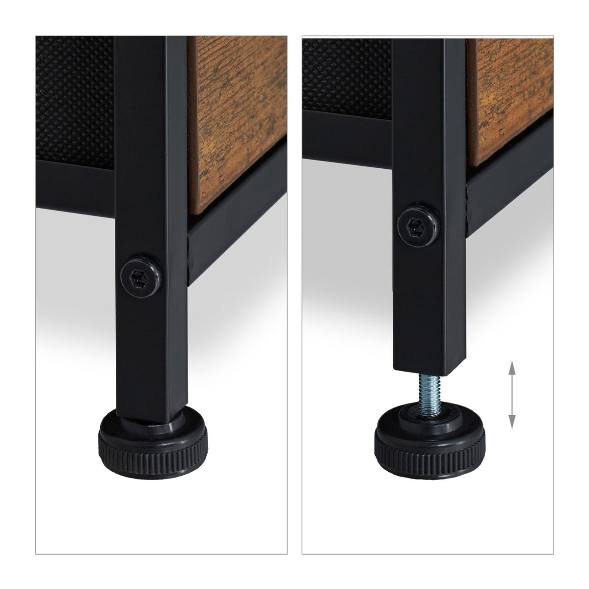 TV table in industrial style