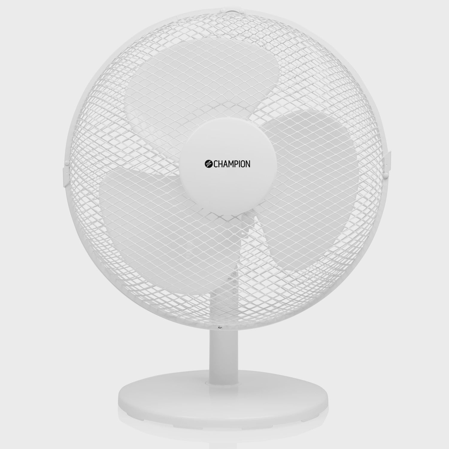 Table Fan 30cm, White, 3 Speeds, Oscillating