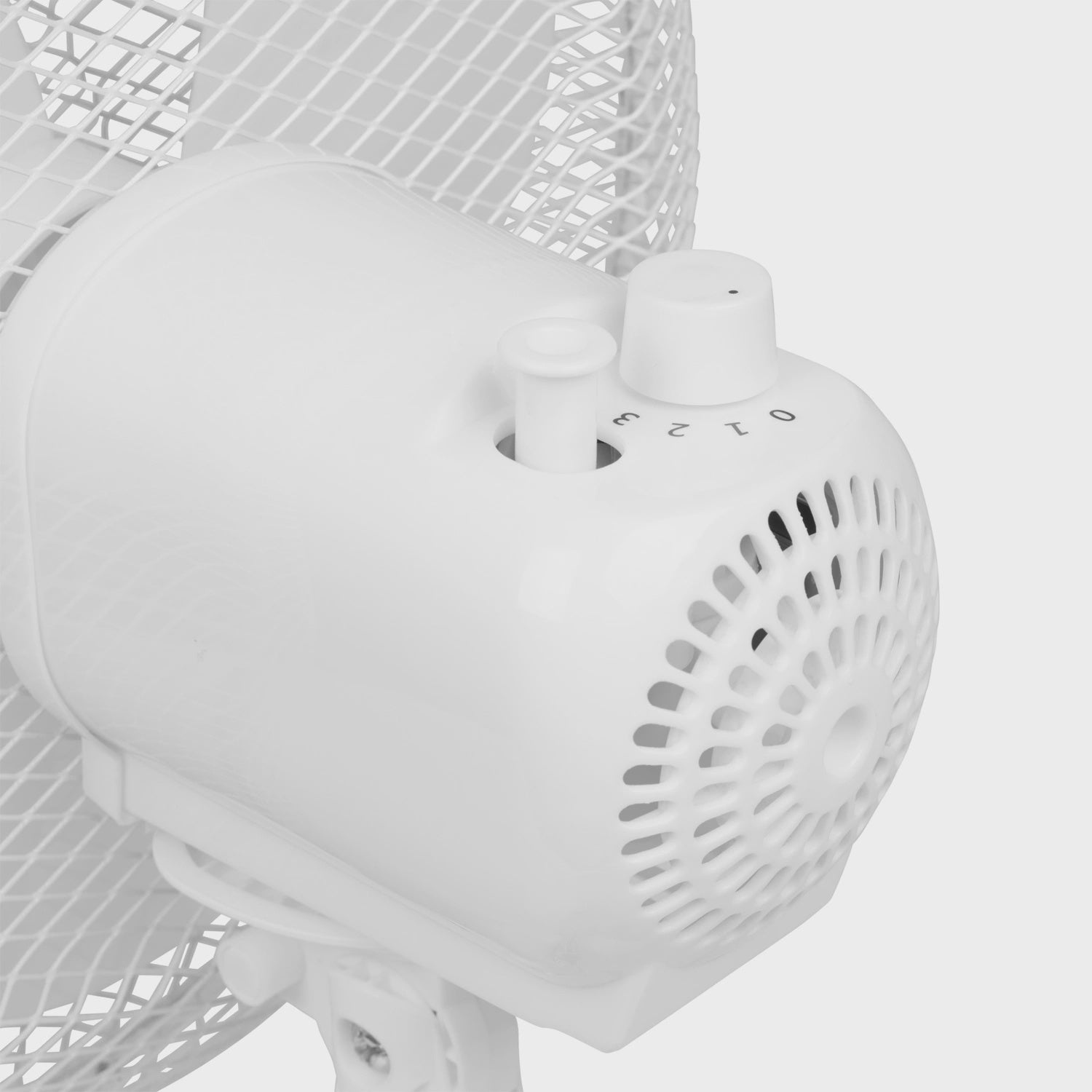 Table Fan 30cm, White, 3 Speeds, Oscillating