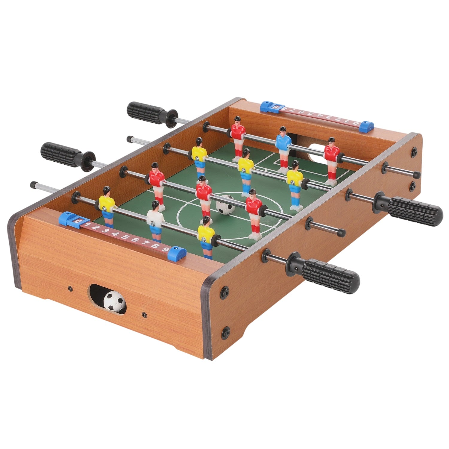 Table Football Game, MDF, 51x51x10 cm, 2 Balls Included