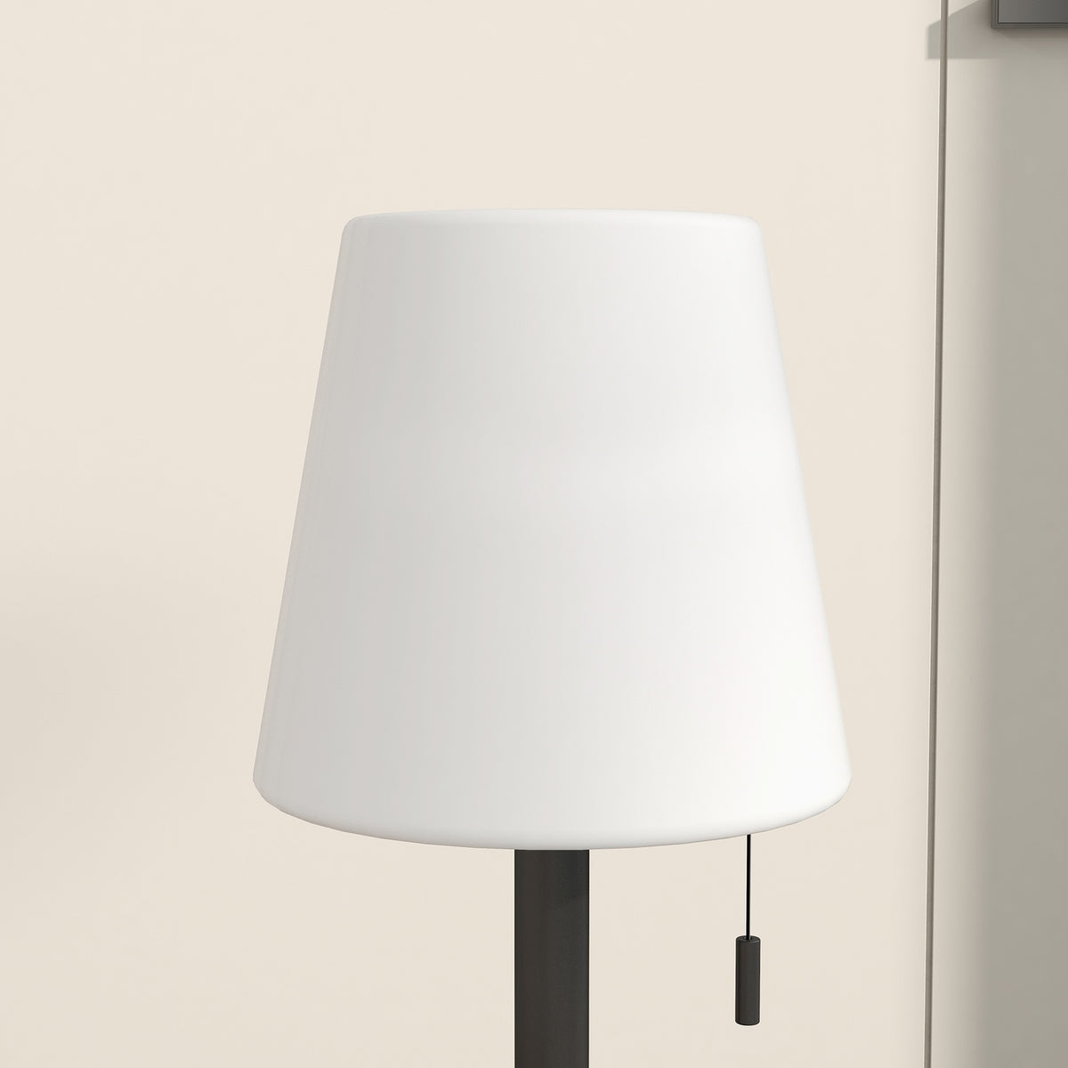 Table Lamp Usb Rechargeable Led Table Lamp, Dimmable, Bedside & Desk Lamp, Ip44, Indoor & Outdoor, Black+White
