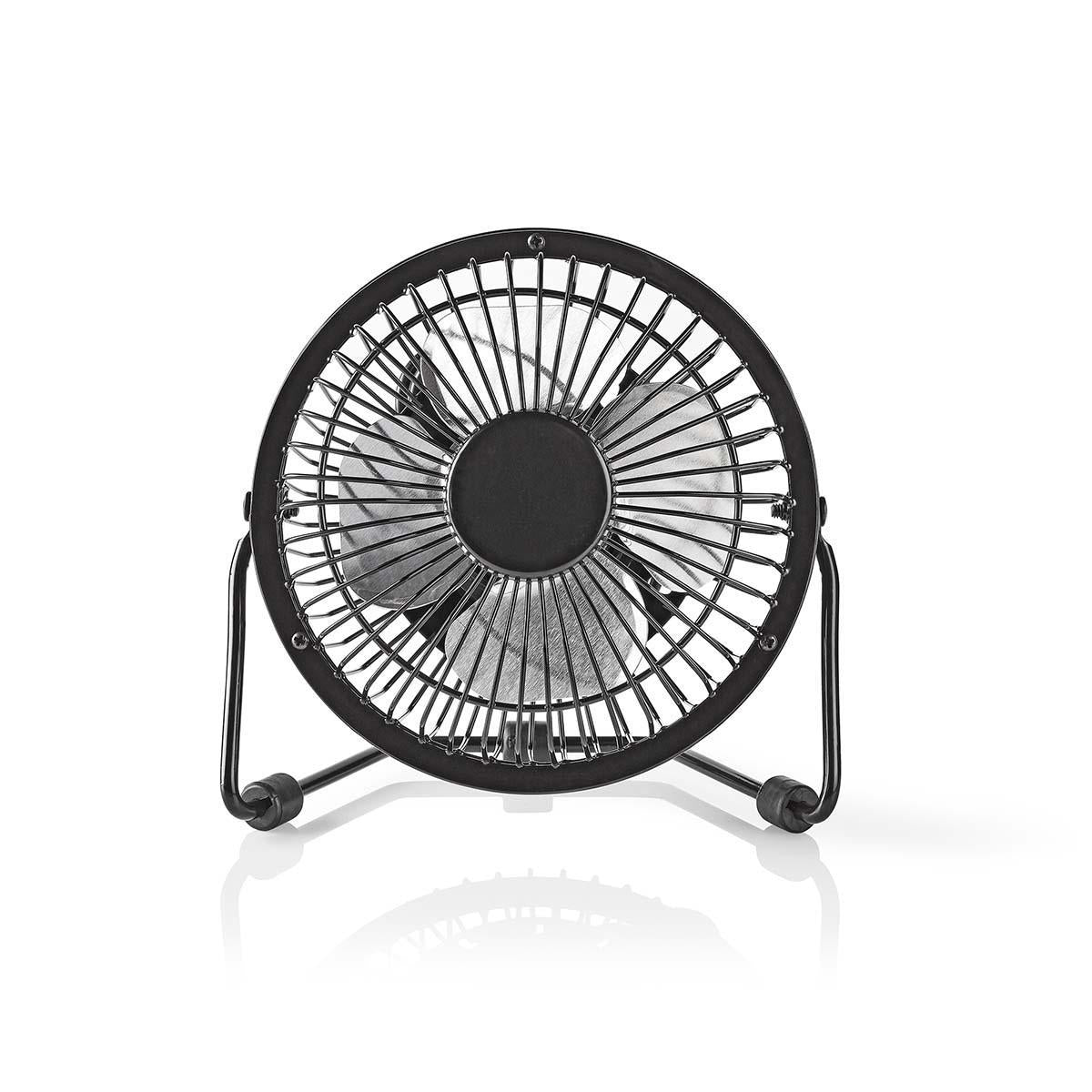 Table fan | USB Power | Diameter: 100 mm | 3 W| 1-Speed | Black