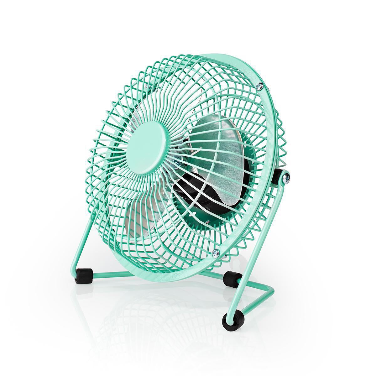 Table fan | USB Power | Diameter: 150 mm | 3 W| 1-Speed | Turquoise
