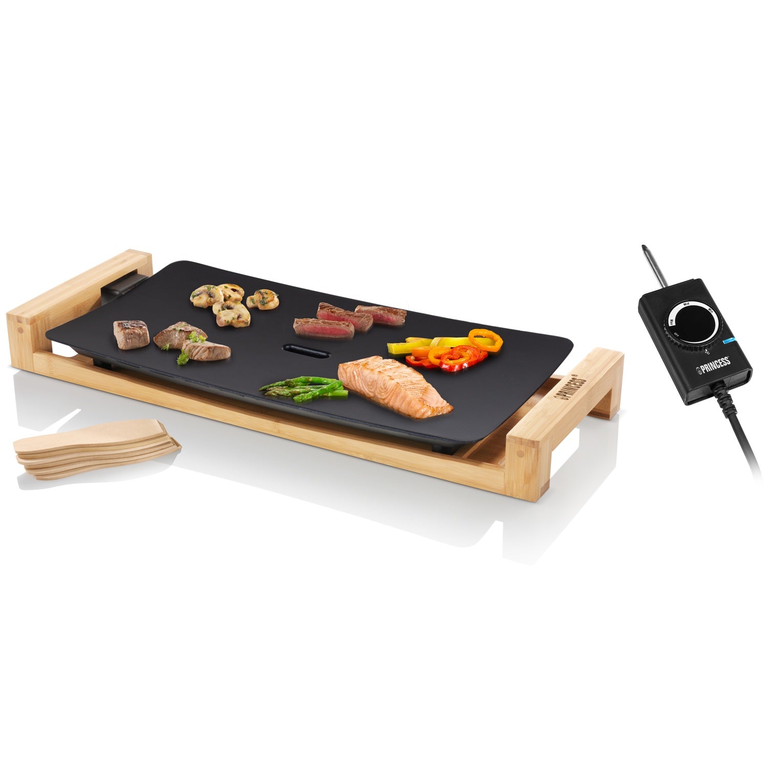Table grill Table Chef Pure Black Bamboo 50X25