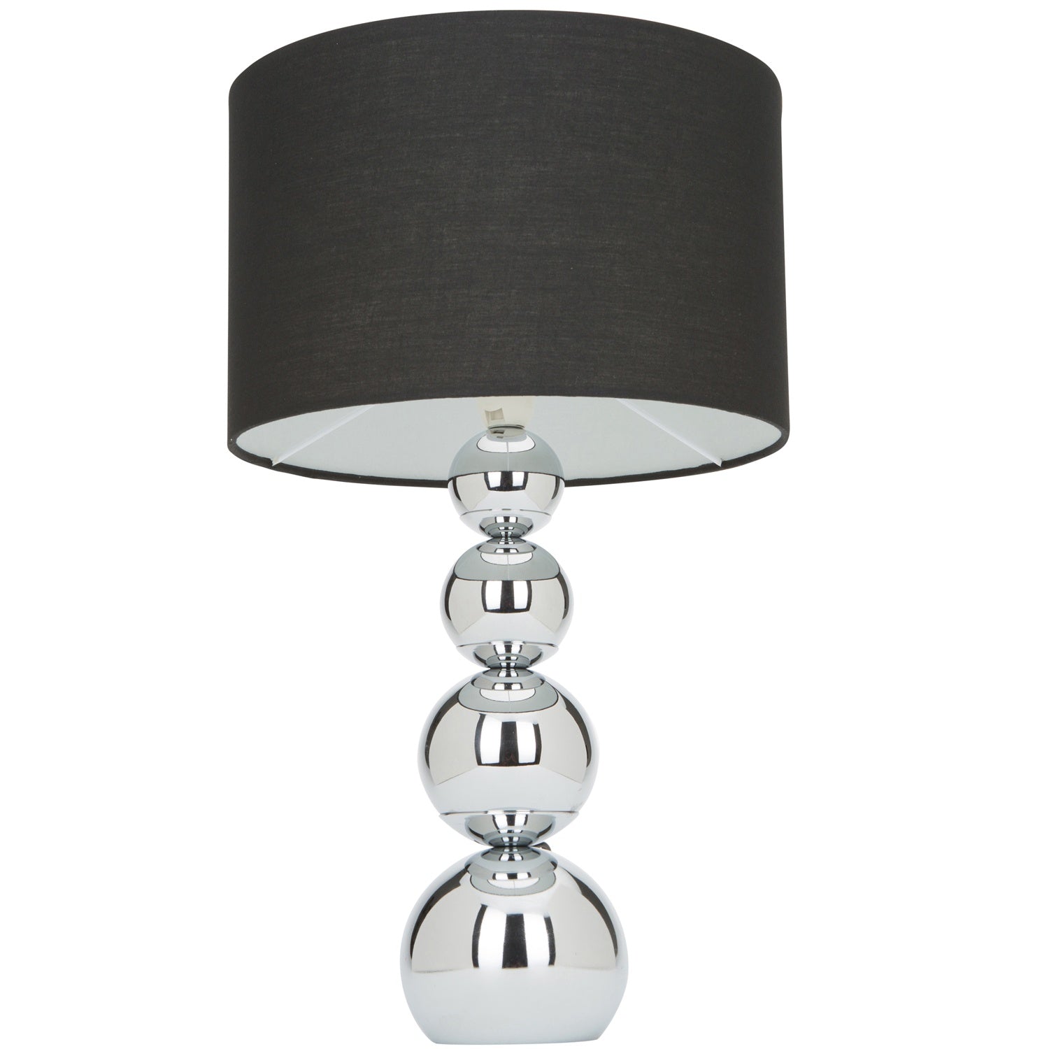 Table lamp touch & dim L Black