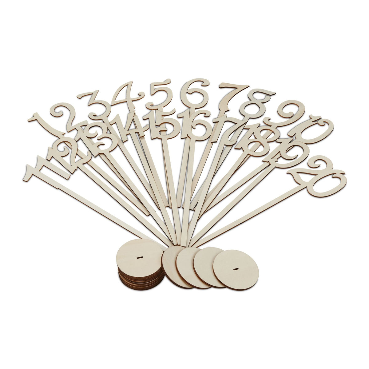 Table number wedding 1-20
