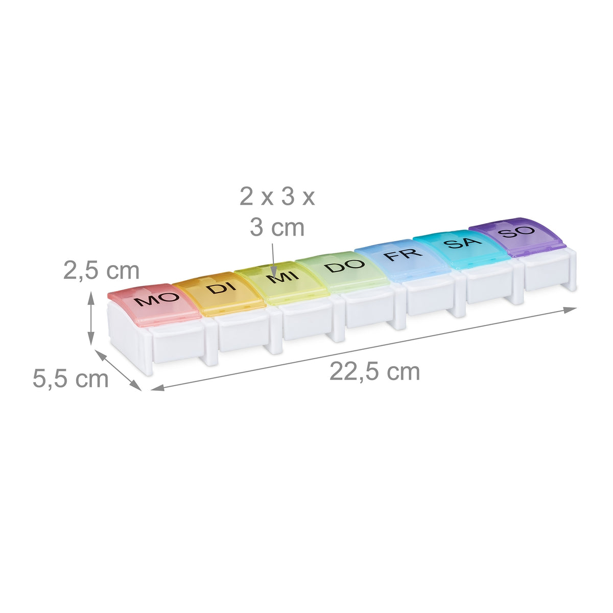 Tablet Box 7 Days Set of 2