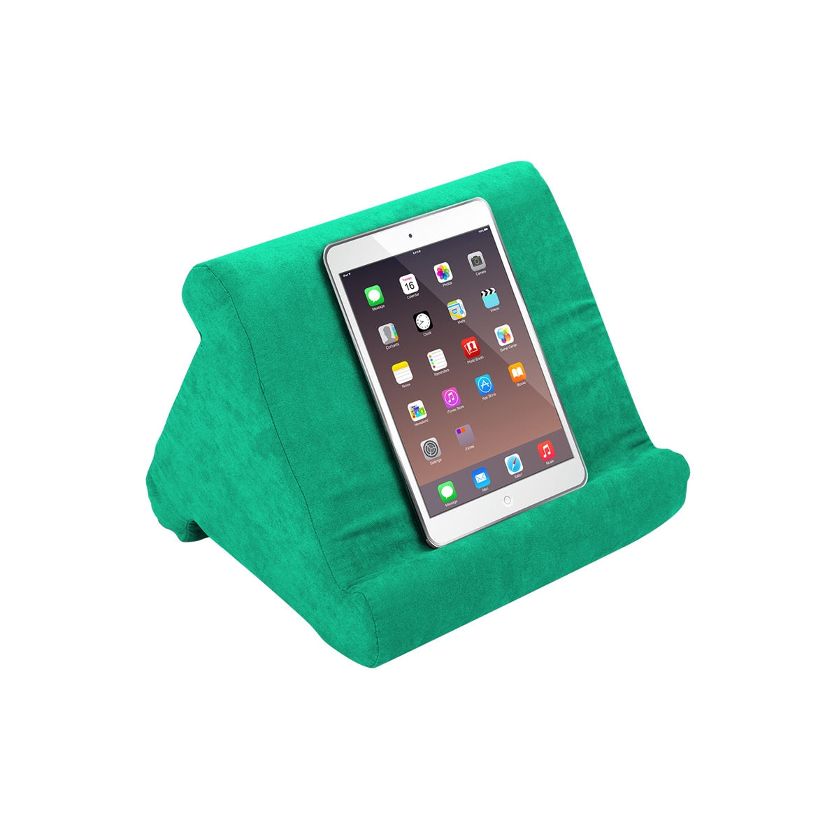 Tablet Pillow Stand – Green, Multi-Angle Memory Foam