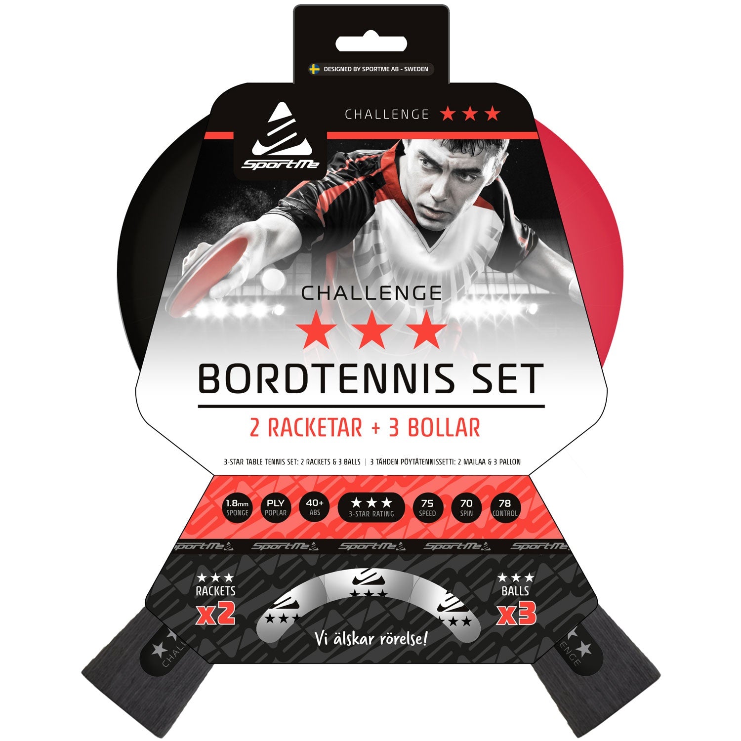 Table tennis set