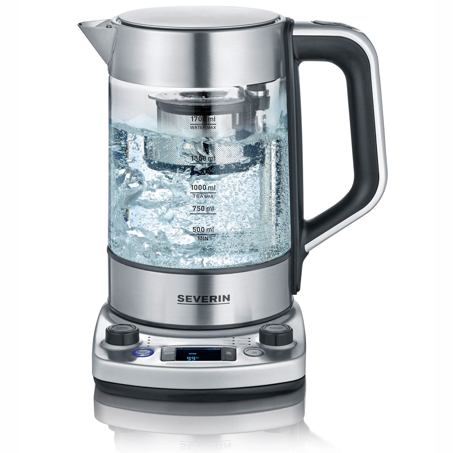 Tea / Kettle with Lift, Glass WK3422