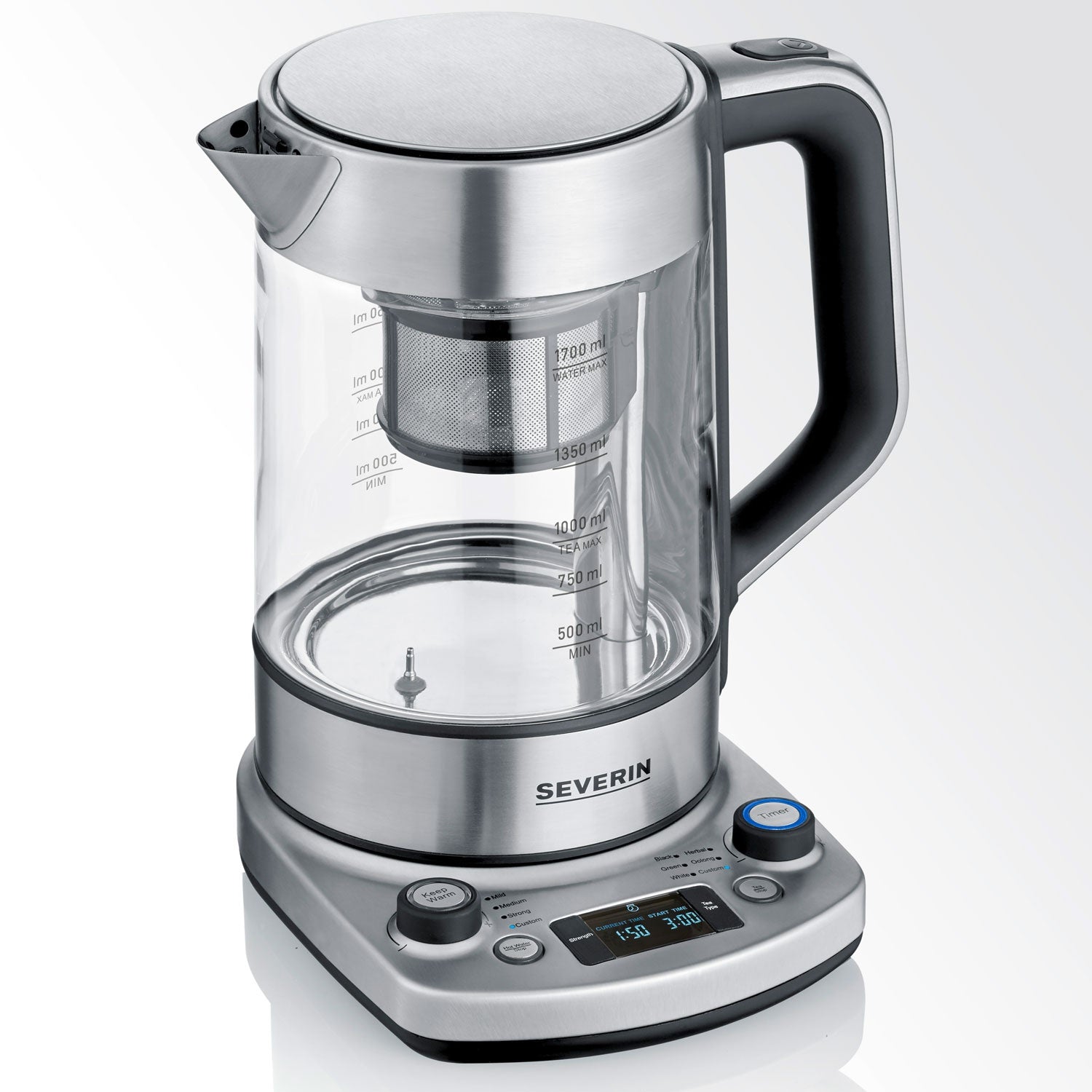 Tea / Kettle with Lift, Glass WK3422