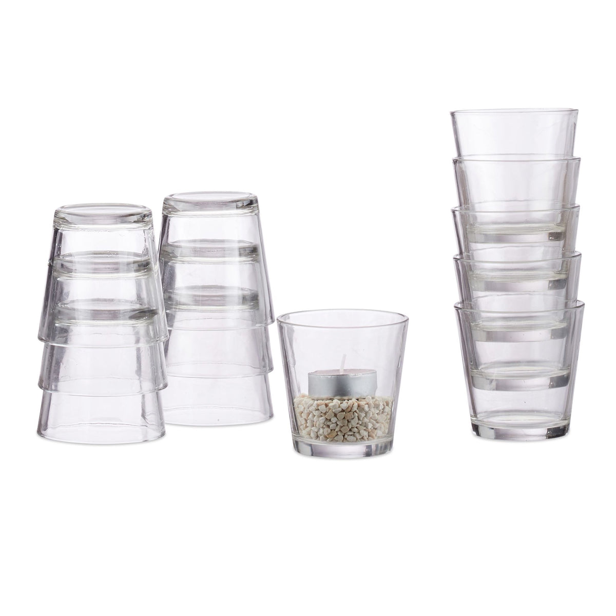 Tea Light Glasses Set of 2