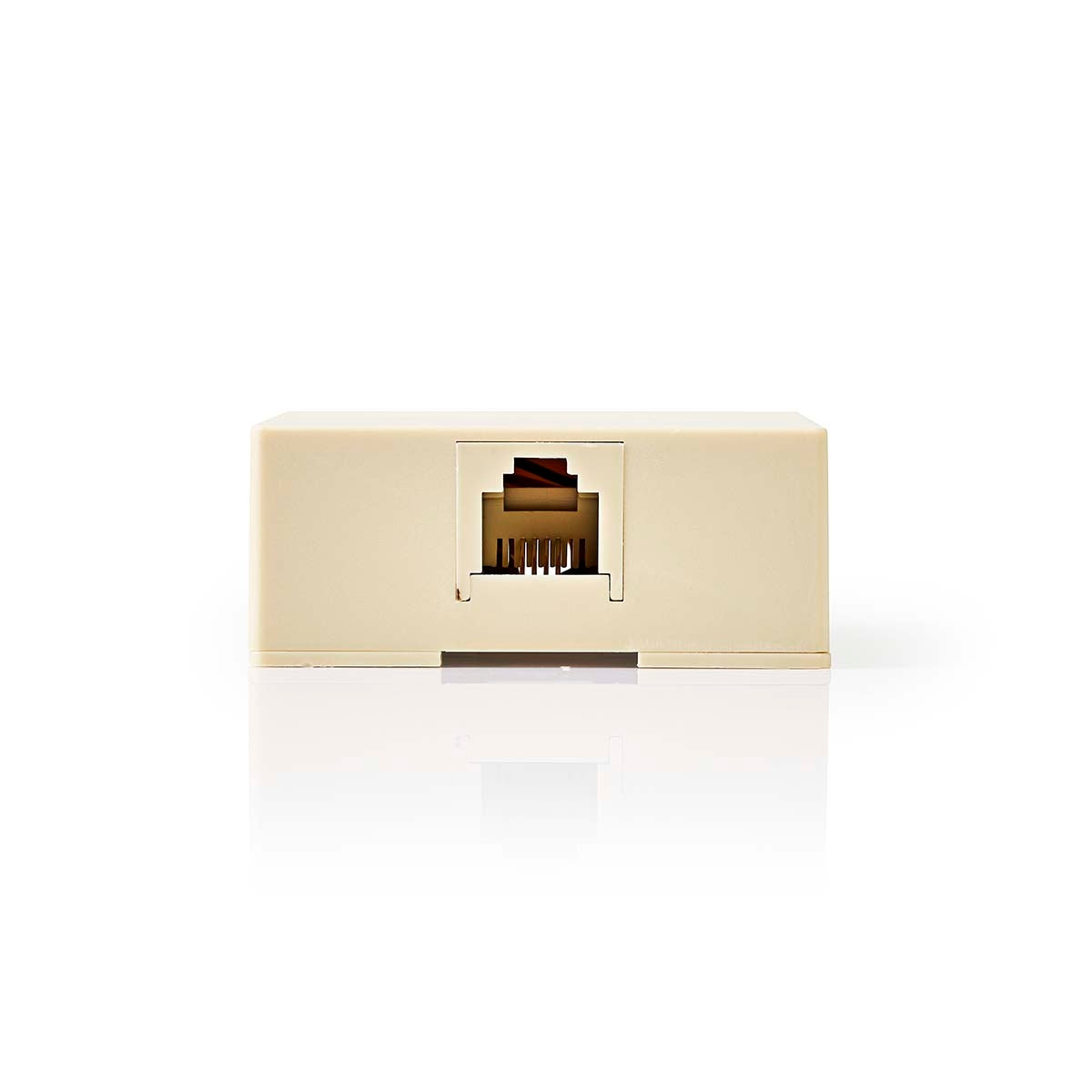 Telecom Wall Box | Connector type: RJ11 | RJ11 Female | RJ11 Female | Straight | PVC | Ivory