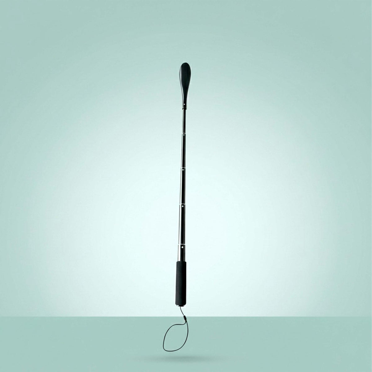 Telescopic Shoehorn, 39–91 cm, Aluminium, Black