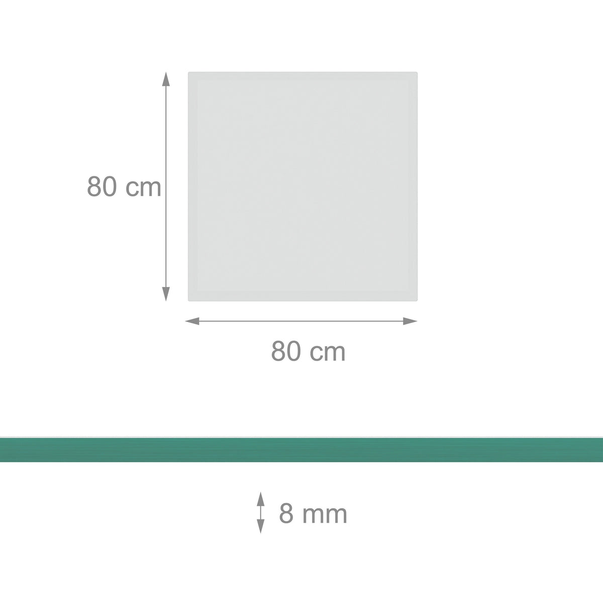Tempered Safety Glass Table Top – Heat & Impact Resistant