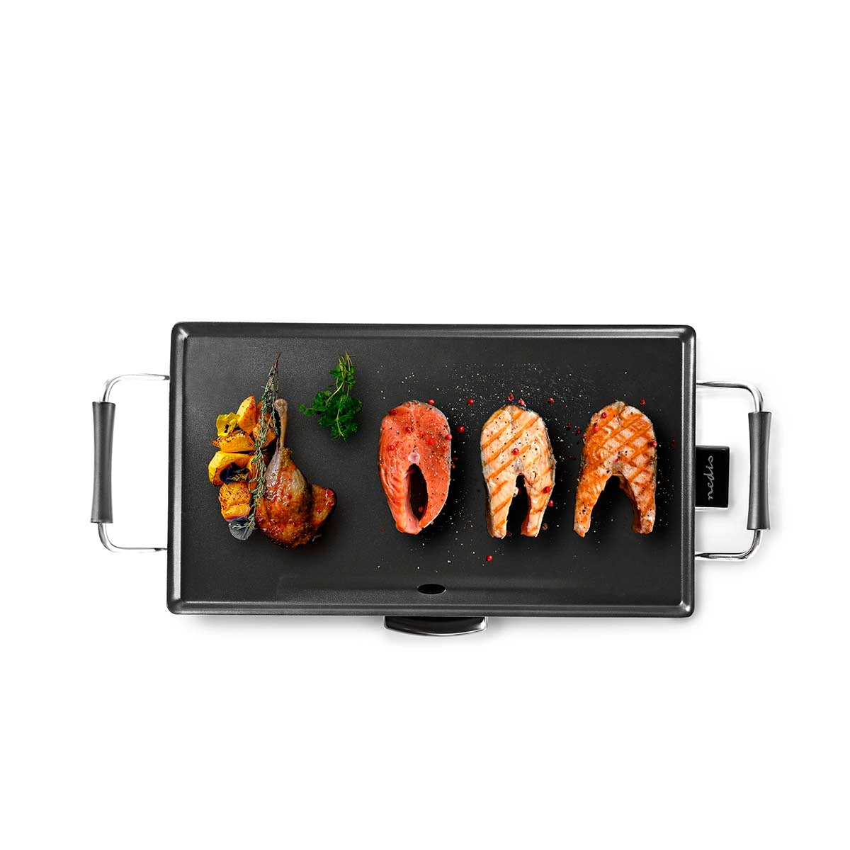 Teppanyaki Table Grill | Back surface (l x w): 47.5 x 26.5 cm | 5 Heat settings