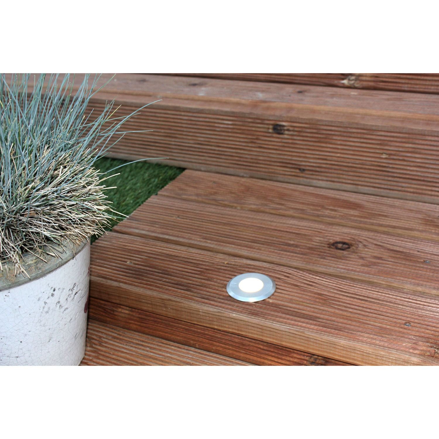 Terra recessed luminaire Aluminium