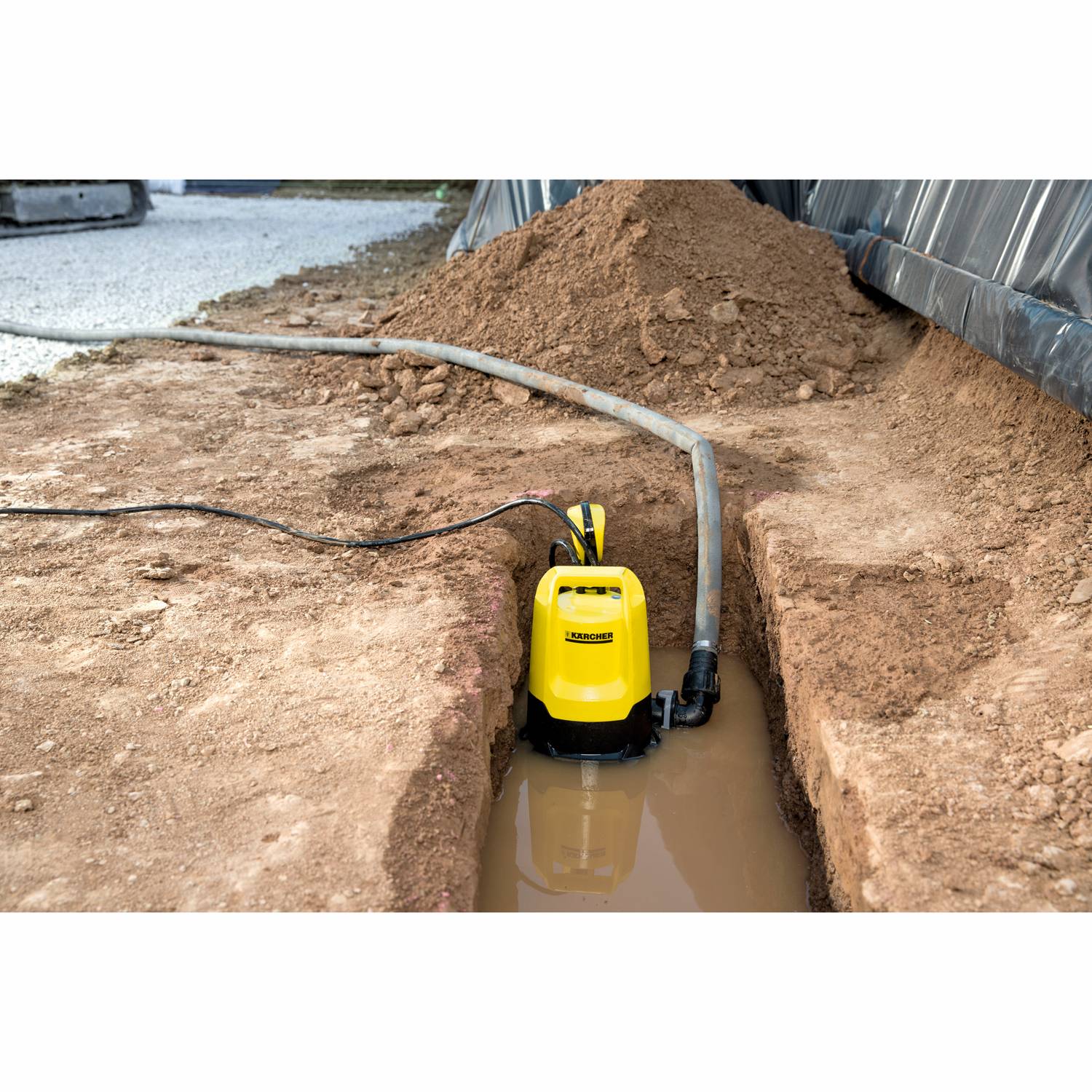 Textile-covered pump hose 10m