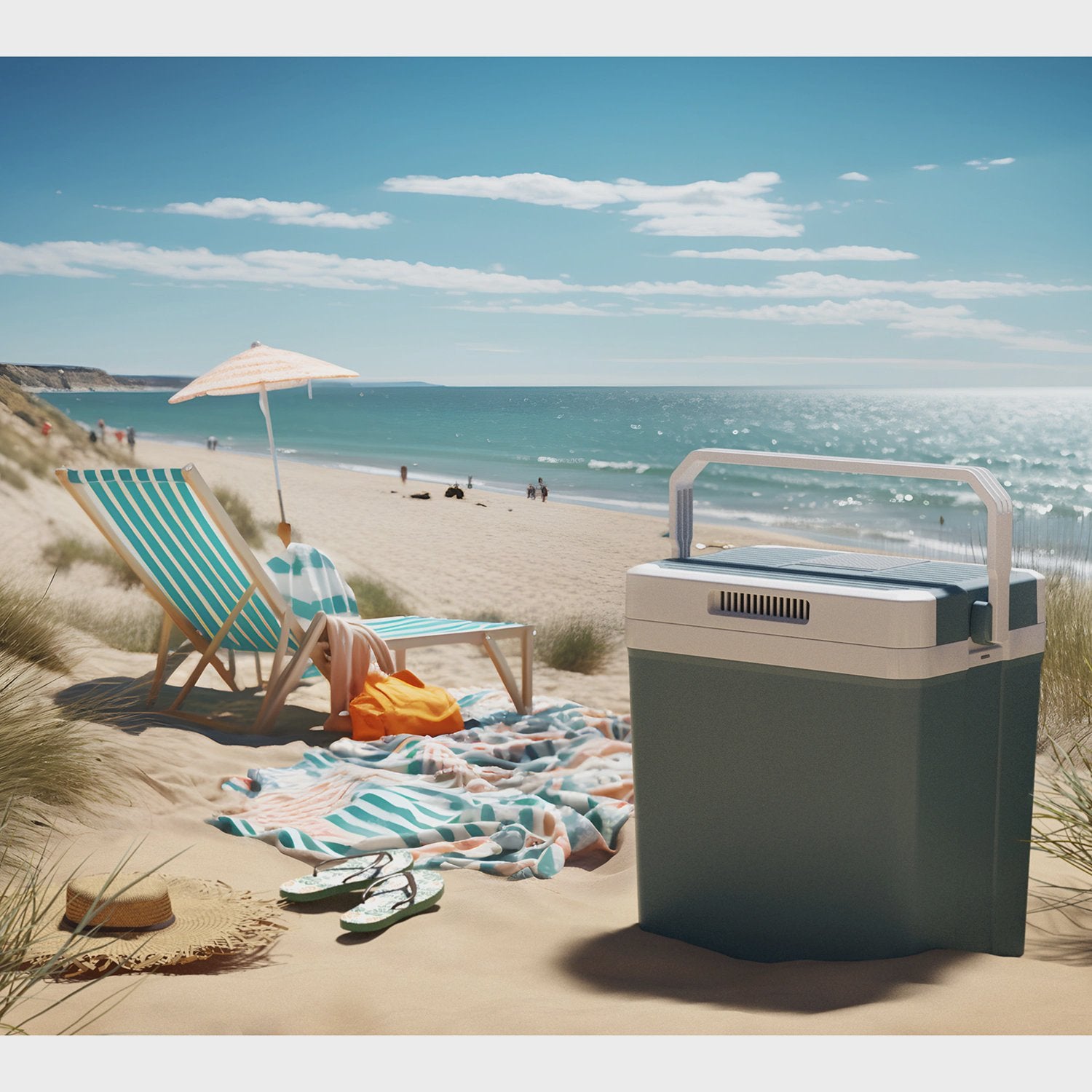 Thermoelectric Cooler & Warmer, 30L, 12V/230V, Portable
