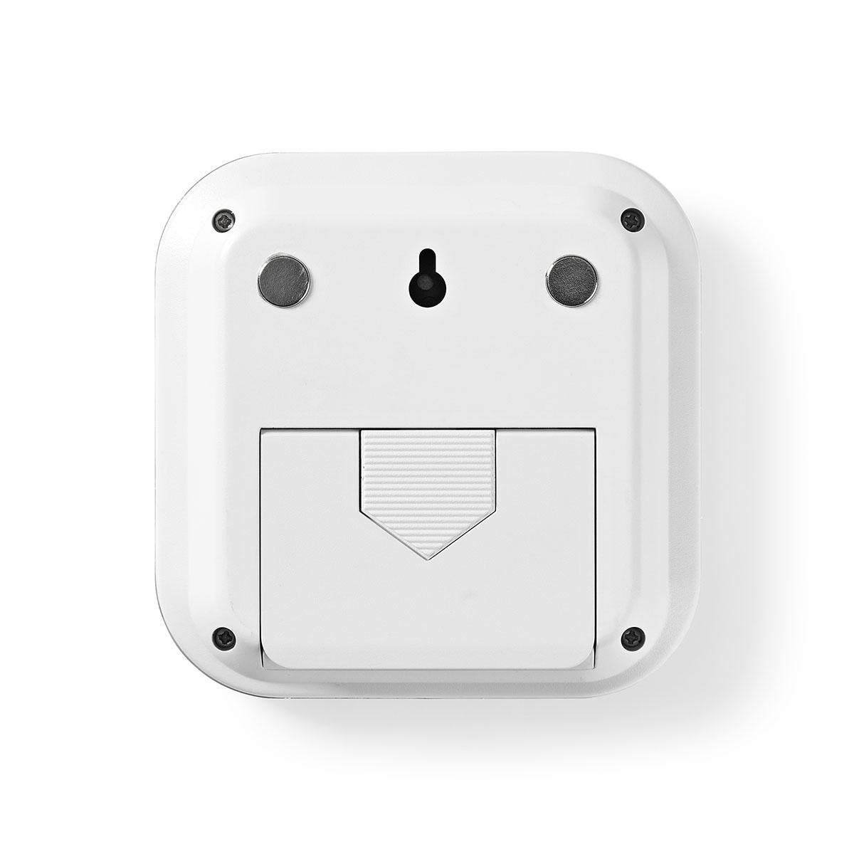 Thermometer | Silver / White | Plastic | Digital screen