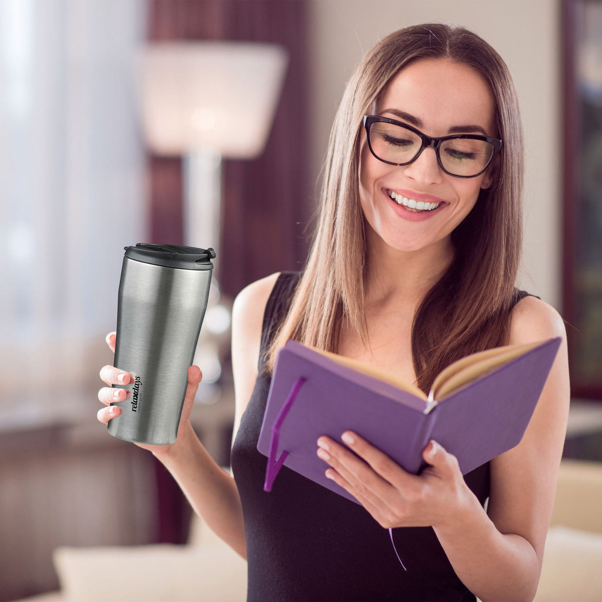 Thermos mug stainless steel 400 ml