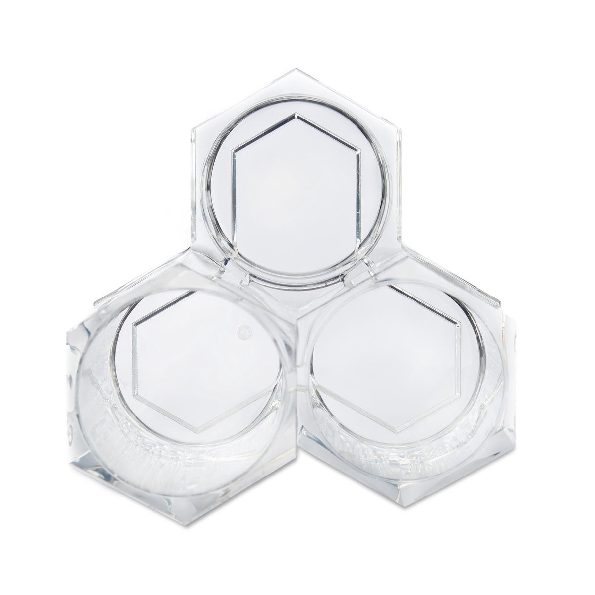 Three-piece brush holder