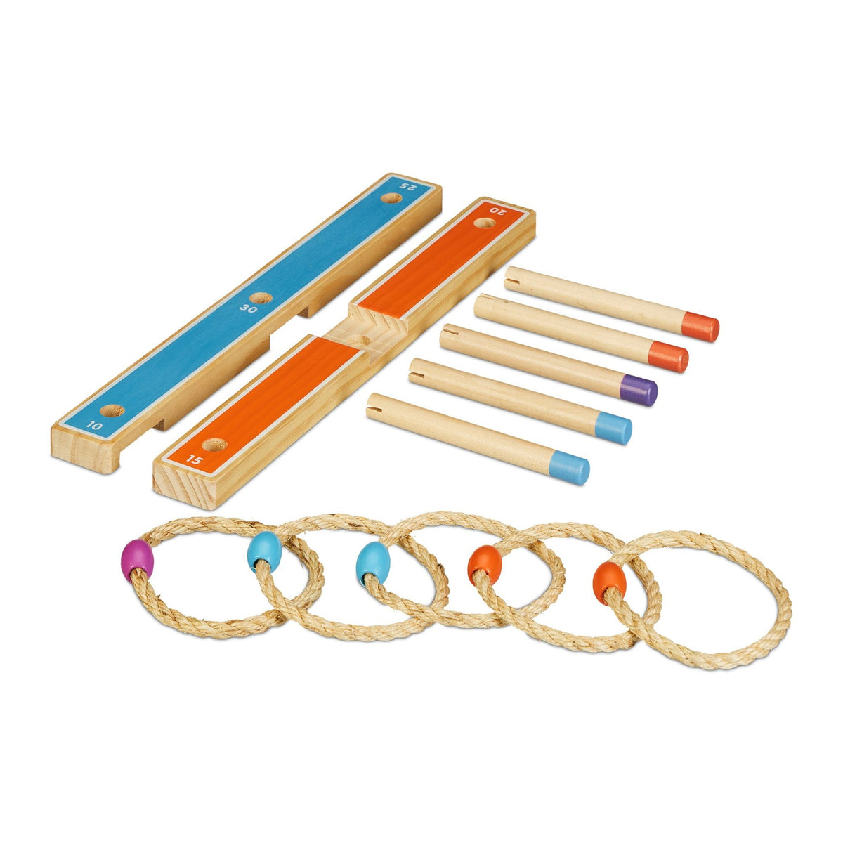 Throw rings in wood