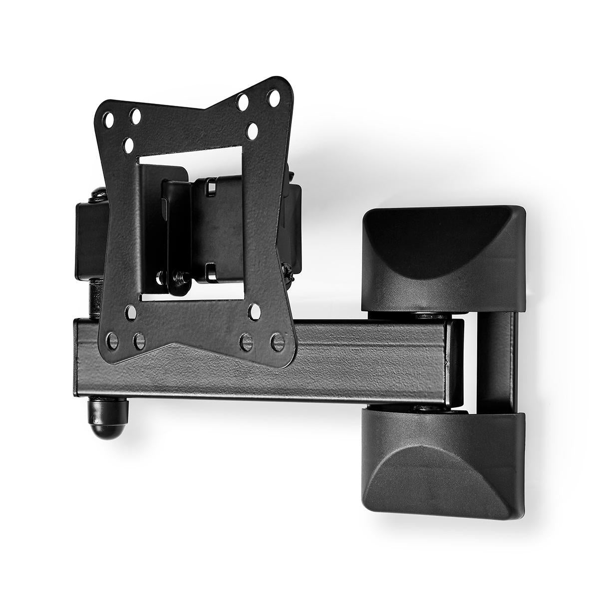 Tilt and swivel TV wall mount | 10-32 " | Maximum Screen Weight Supported: 30kg | Tiltable | Rotatable | Minimum Wall Distance: 68mm | Maximum Wall Distance: 370mm | 3 Pivot Point(s) | Steel | Black