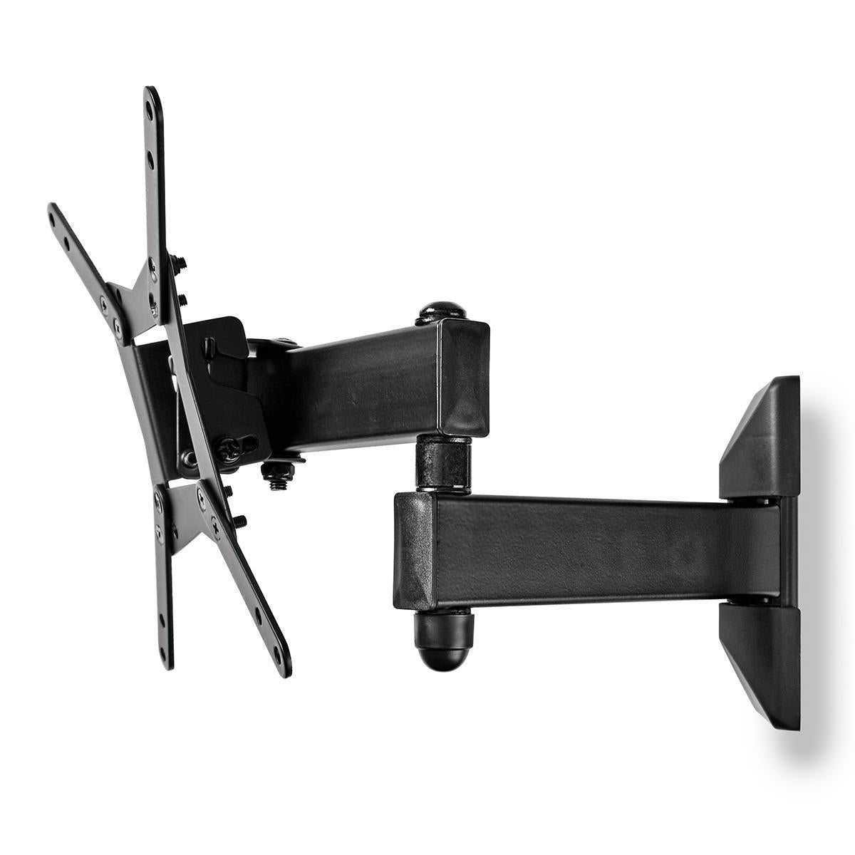 Tilt and swivel TV wall mount | 10-32 " | Maximum Screen Weight Supported: 30kg | Tiltable | Rotatable | Minimum Wall Distance: 68mm | Maximum Wall Distance: 370mm | 3 Pivot Point(s) | Steel | Black