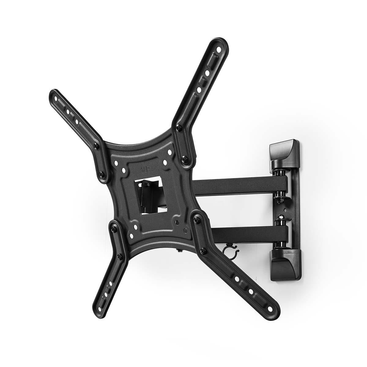 Tilt and swivel TV wall mount | 23-55 " | Maximum Screen Weight Supported: 30kg | Tiltable | Rotatable | Minimum Wall Distance: 70mm | Maximum Wall Distance: 400mm | 3 Pivot Point(s) | ABS / Steel | Black