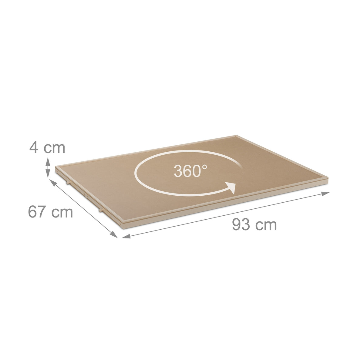 Tilting and rotating puzzle board