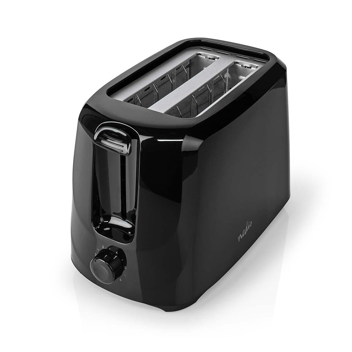 Toaster | 2 Discs | Degree of brownness: 6 | Black