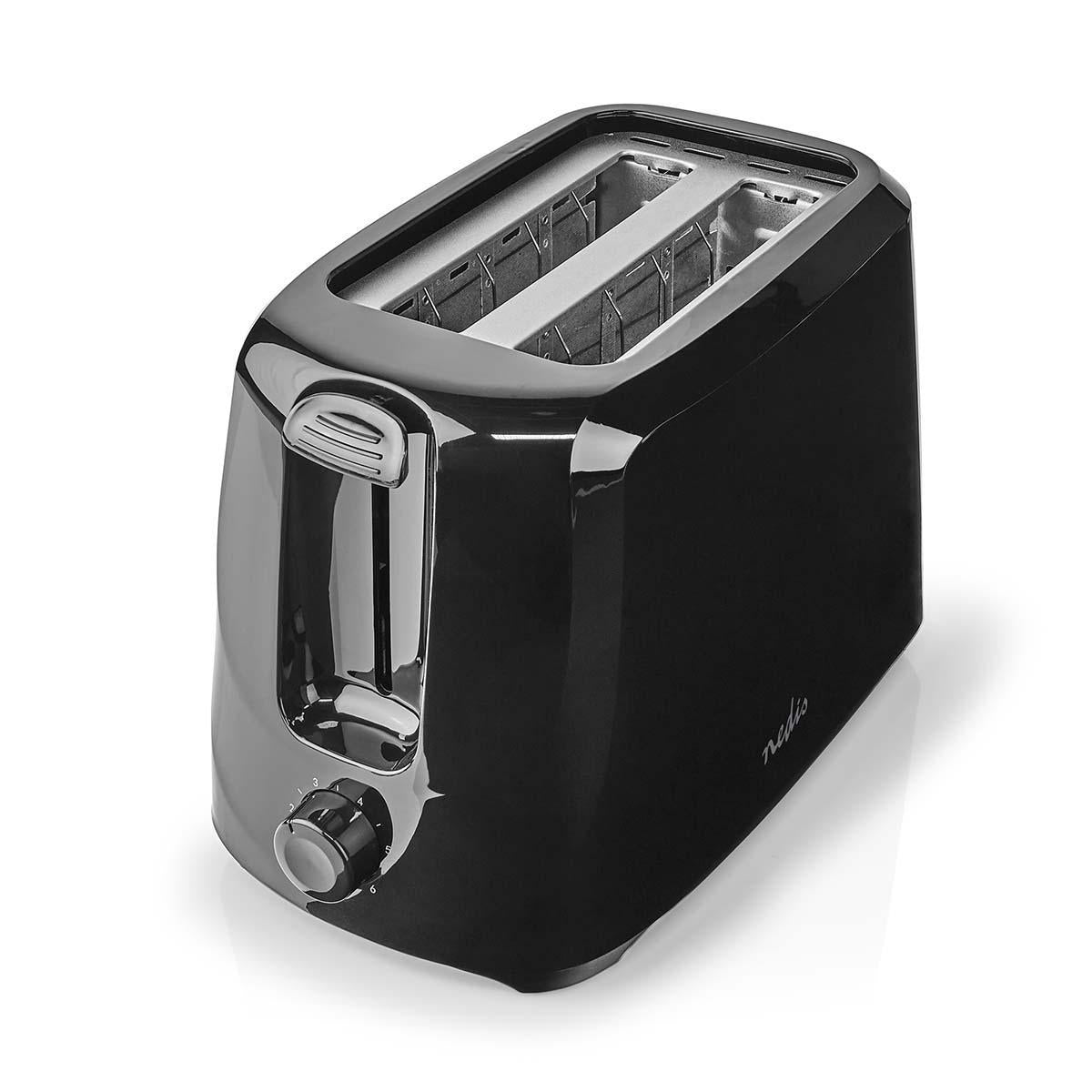 Toaster | 2 Discs | Degree of brownness: 6 | Black