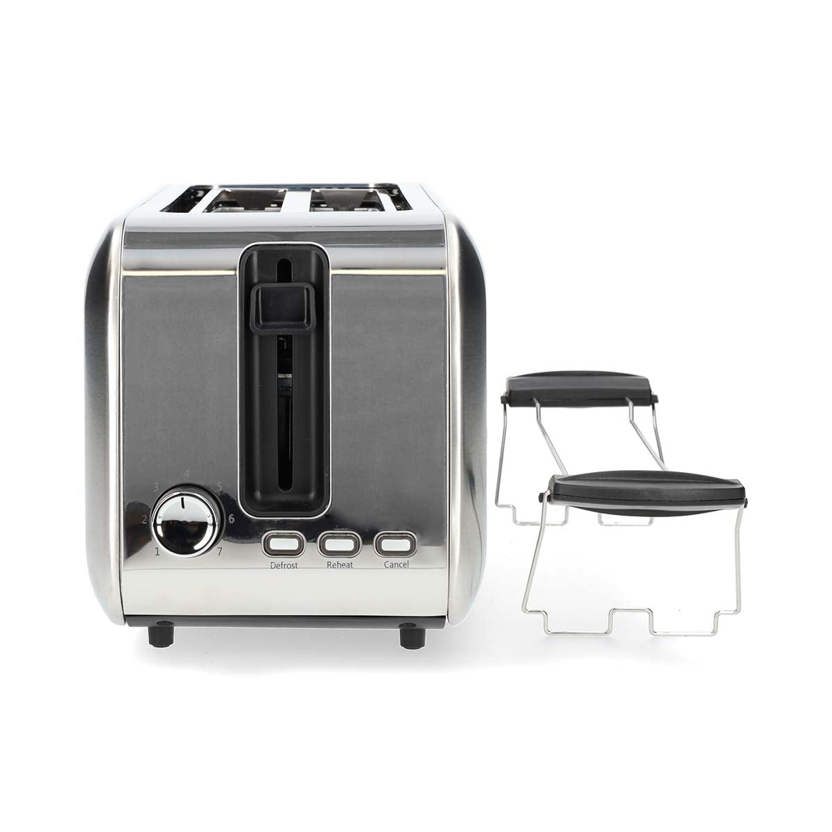 Toaster | 2 Slots | Browning levels: 7 | Defrost feature | Aluminium / Silver
