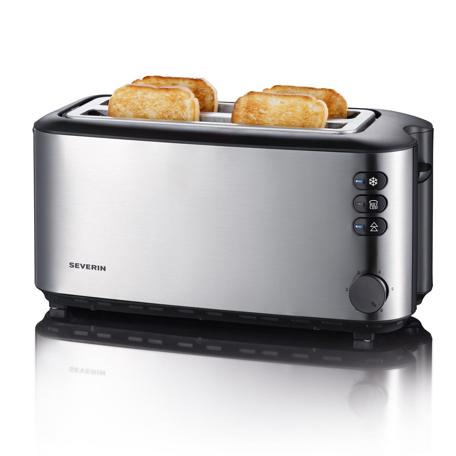 Toaster 4 discs stainless steel AT2509