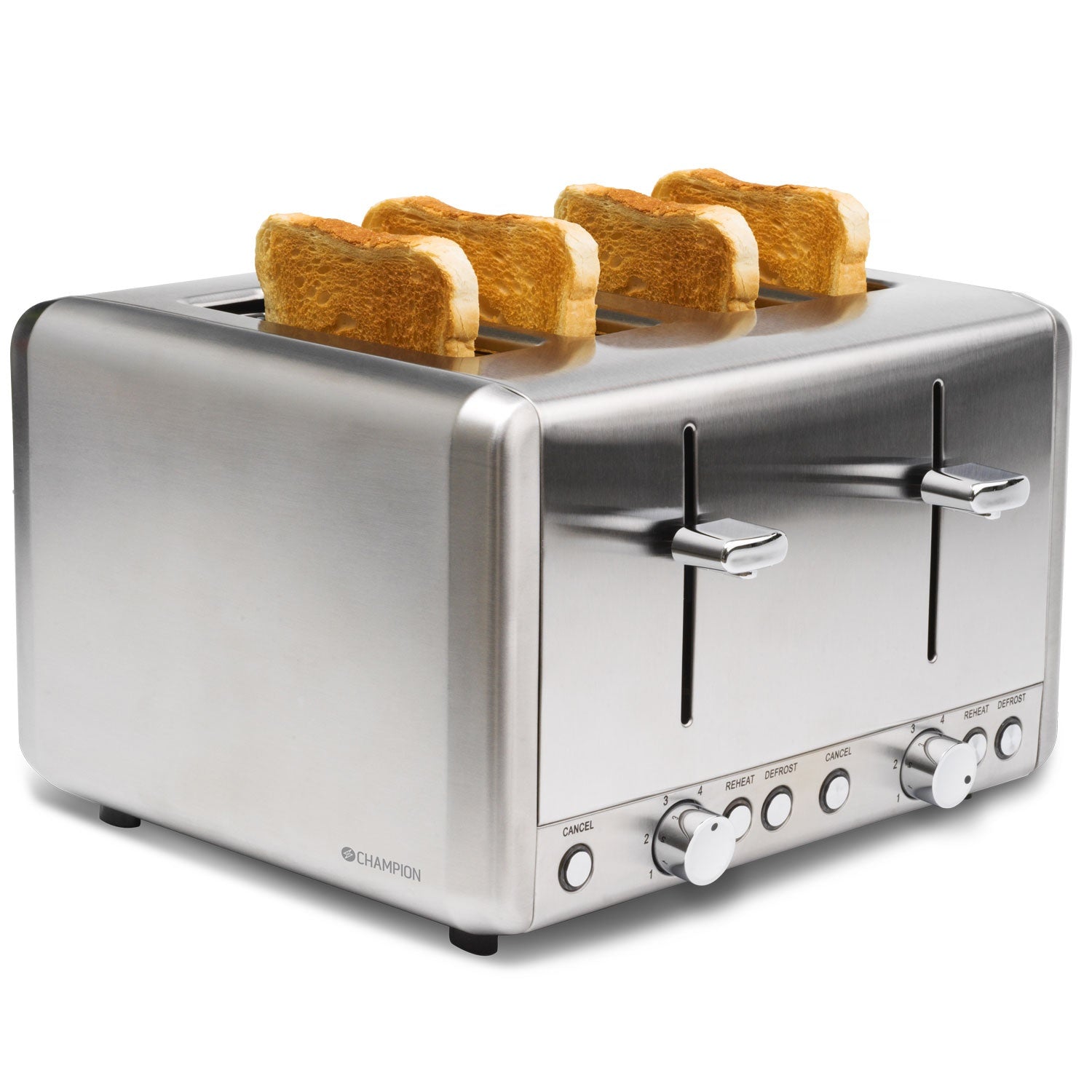 Toaster 4 slices 1000W BR420 Stainless