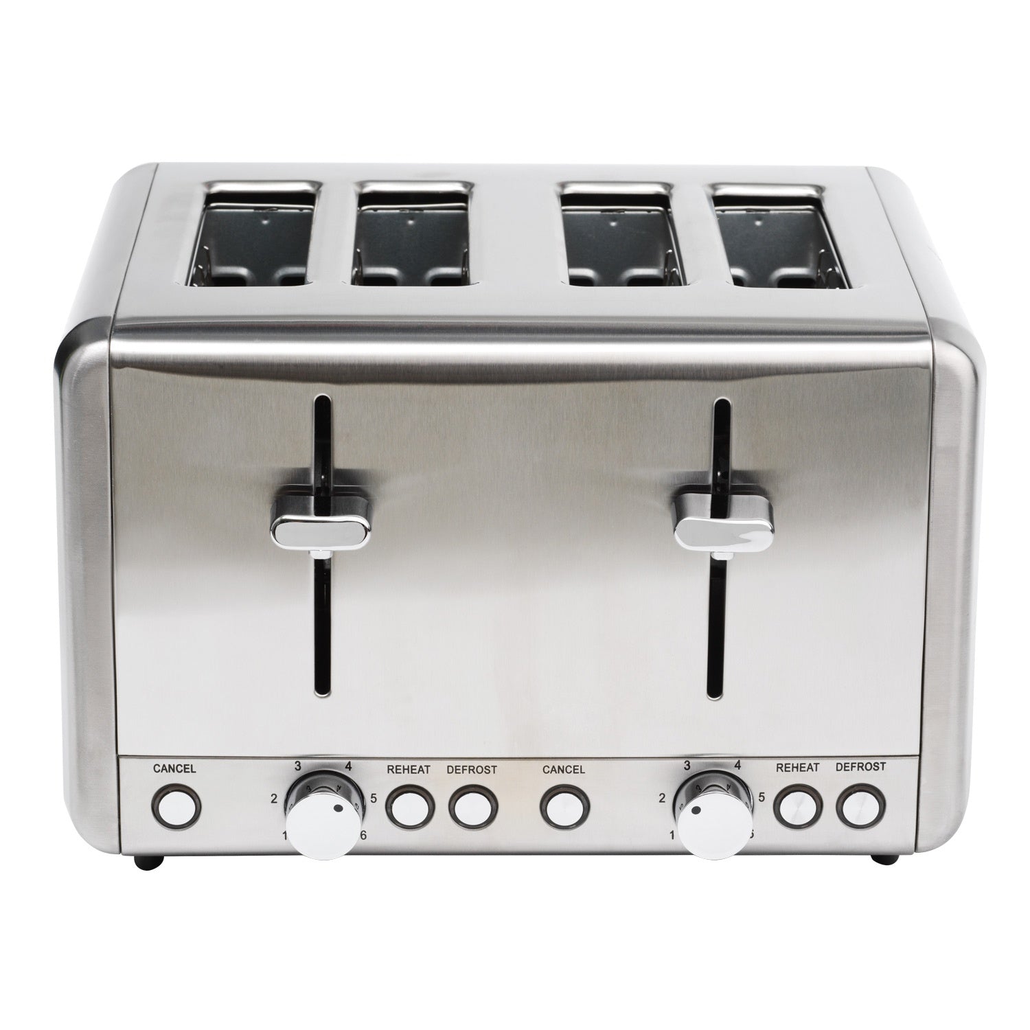 Toaster 4 slices 1000W BR420 Stainless