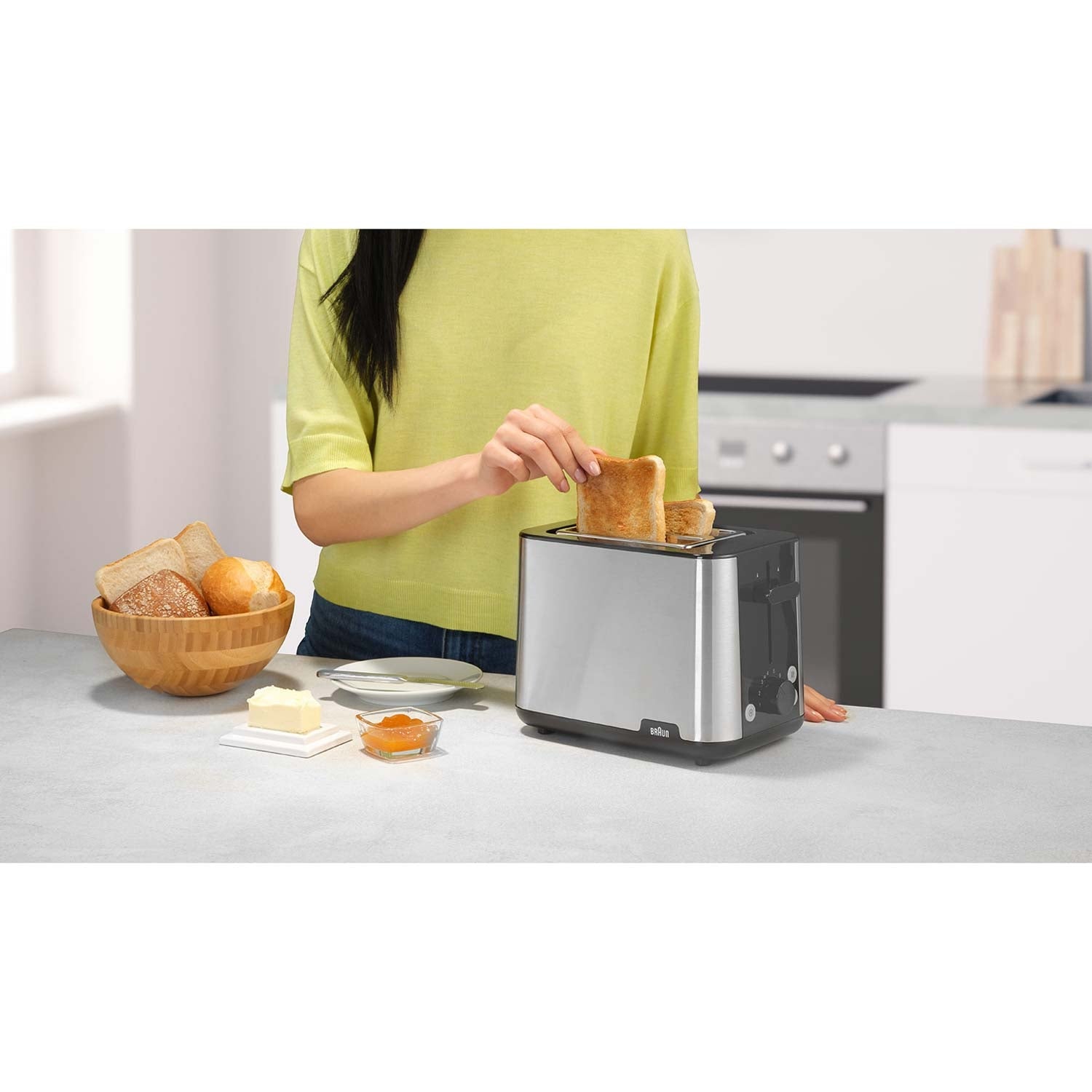 Toaster HT1510.BK PurShine 2-slice
