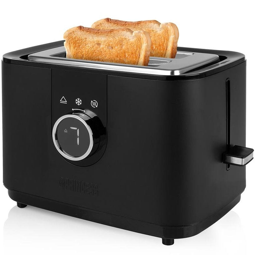 Toaster Moments Toaster Digital Black Met.