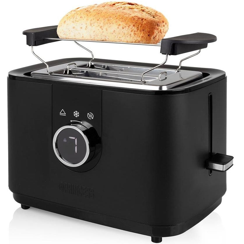 Toaster Moments Toaster Digital Black Met.