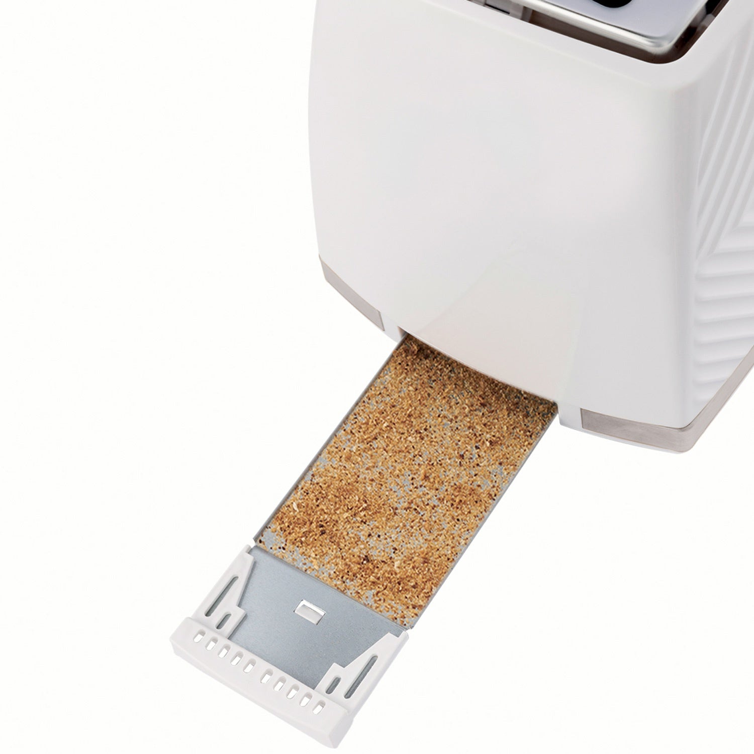 Toaster White Groove 2S Toast 26391-56