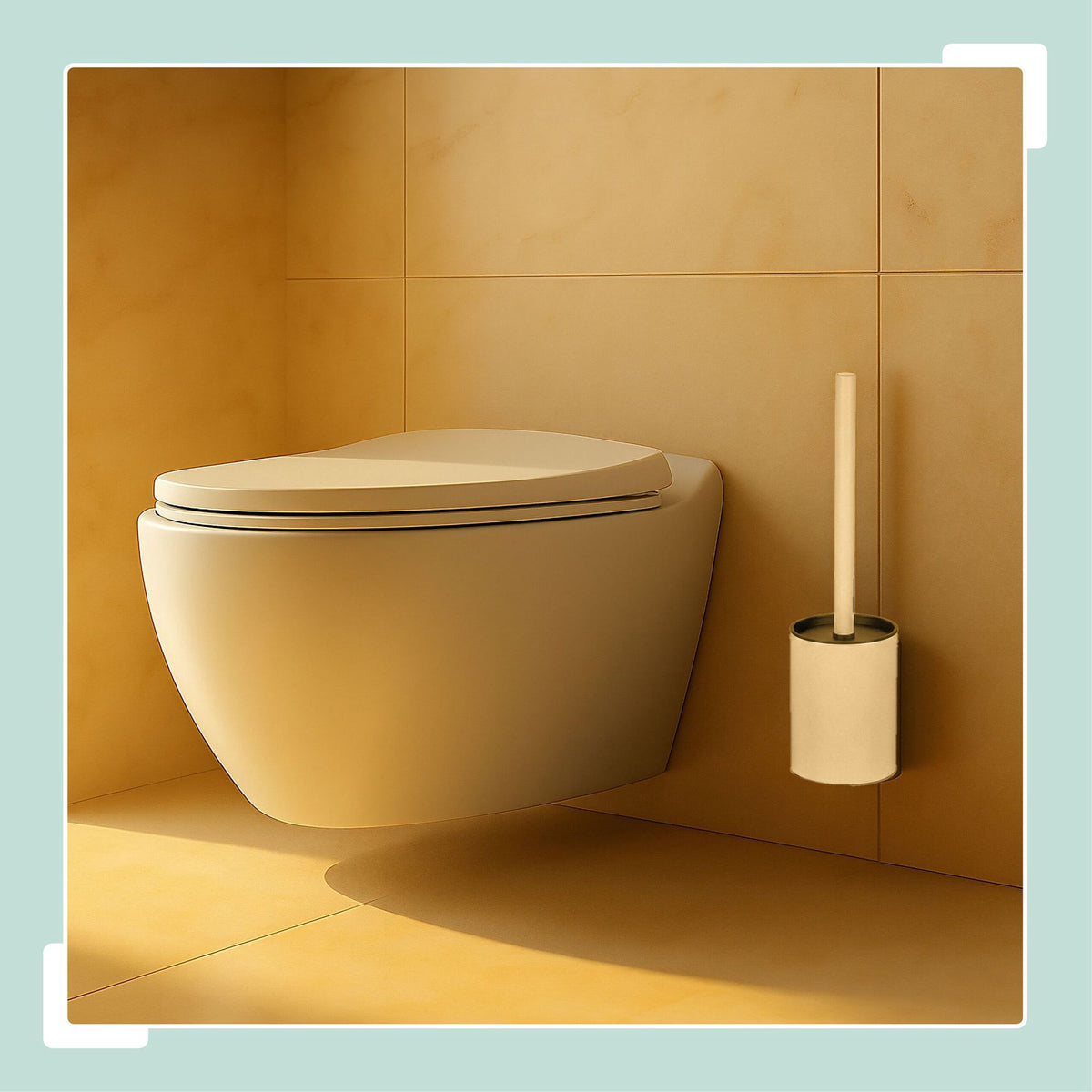 Toilet Brush Set with Wall Mount, Stainless Steel